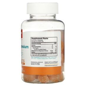 Chapter One M is for Magnesium Peach 60 Gummies 848998041267
