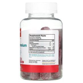 Chapter One M Is for Magnesium Raspberry 60 Gummies 848998041113