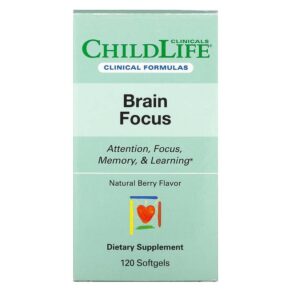 Childlife Clinicals Brain Focus Natural Berry 120 viên 850005307037