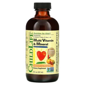 ChildLife Essentials Essentials Multi Vitamin & Mineral Natural Orange/Mango 8 fl oz (237 ml) 608274103009