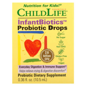 ChildLife Essentials InfantBiotics Probiotic Drops 2.6 Billion CFU 0.36 fl oz (10.5 ml) 608274166004
