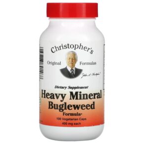Christopher's Original Formulas Heavy Mineral Bugleweed Formula 400 mg 100 viên 084783891468