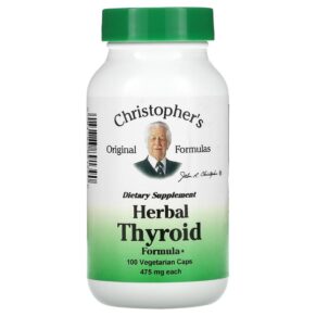 Christopher's Original Formulas Herbal Thyroid Formula 475 mg 100 viên 084783891390