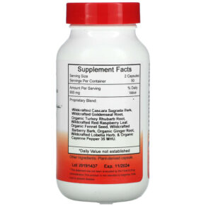 Christopher's Original Formulas Lower Bowel Formula 450 mg 100 Vegetarian Caps 084783891017