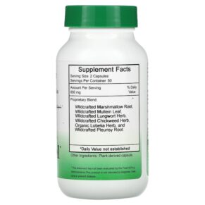 Christopher's Original Formulas Lung and Bronchial 425 mg 100 Vegetarian Caps 084783891154