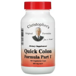 Christopher's Original Formulas Quick Colon Formula Part 1 485 mg 100 viên 084783891369