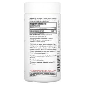 Codeage Beef Heart Grass-Fed Pasture Raised 180 Capsules 853919008076