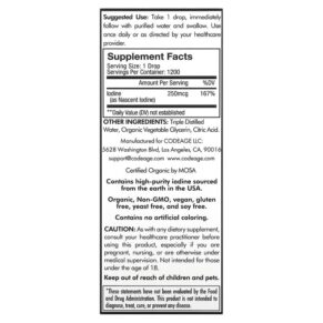 Codeage Iodine+ 2 fl oz (59.2 ml) 853919008427