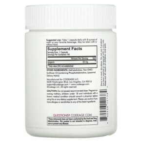 Codeage Liposomal Apigenin Non-GMO Vegan 90 Capsules 850026121384