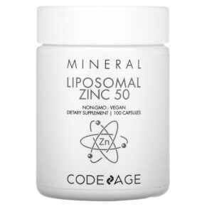 Codeage Liposomal Zinc 50 Non-GMO Vegan 100 viên 850026121292
