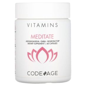 Codeage Vitamins Meditate Ashwagandha Gaba Neurofactor 60 viên 853919008564