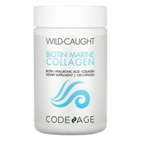 Codeage Wild Caught Biotin Marine Collagen Hyaluronic Acid 120 viên 853919008571