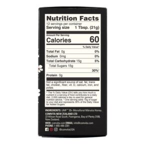 Comvita Raw Manuka Honey Certified UMF 20+ (MGO 829+) 8.8 oz (250 g) 658196000108