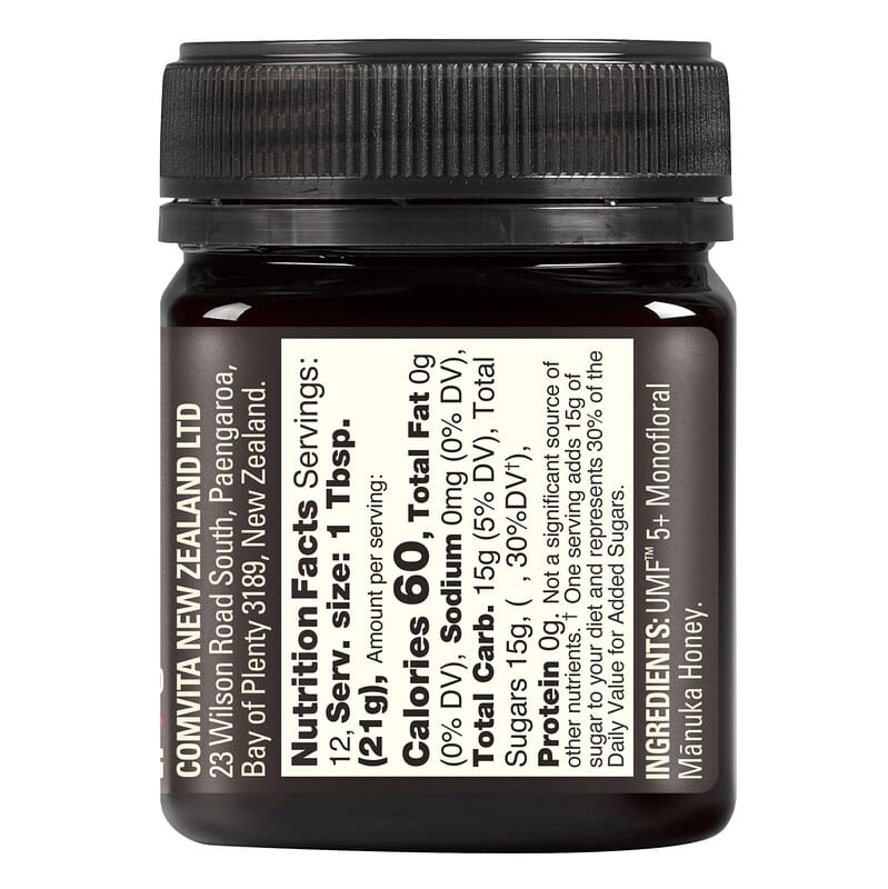 Comvita Raw Manuka Honey Certified UMF 5+ (MGO 83+) 8.8 oz (250 g) 8 Thành phần vi chất Comvita Raw Manuka Honey Certified UMF 5+ (MGO 83+) 8.8 oz (250 g) 9400501001109