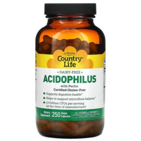 Country Life Acidophilus + Pectin 250 viên 015794030522