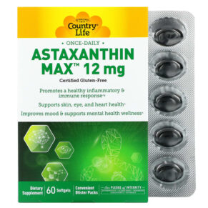 Country Life Astaxanthin Max 12 mg 60 viên 015794073253