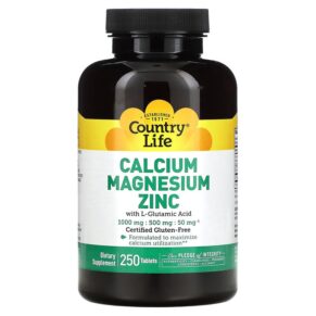 Country Life Calcium Magnesium Zinc 250 viên 015794026044