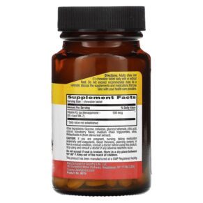 Country Life Certified Vegan K2 Strawberry 500 mcg 60 Chewable Tablets 015794080152