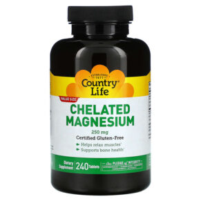 Country Life Chelated Magnesium 250 mg 240 viên 015794026846