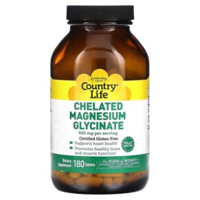 Country Life Chelated Magnesium Glycinate 133 mg 180 viên 015794026815