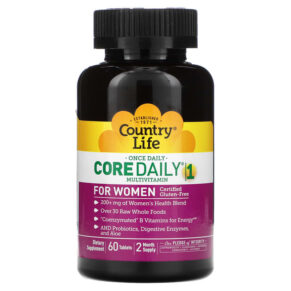 Country Life Core Daily-1 Multivitamin cho Nữ 60 viên 015794081920