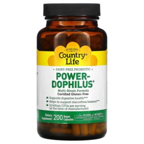 Country Life Dairy-Free Probiotic Power-Dophilus 200 viên 015794030577