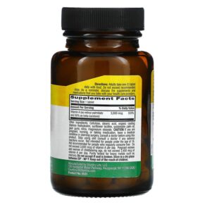 Country Life Dry Vitamin A 3.000 mcg 100 Tablets 015794055310