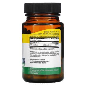 Country Life High Potency Biotin 5 mg 60 Vegan Capsules 015794065050