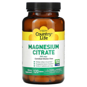 Country Life Magnesium Citrate 125 mg 120 viên 015794026877