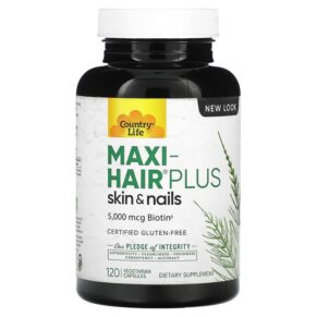 Country Life Maxi-Hair Plus 1.250 mcg 120 viên 015794050452
