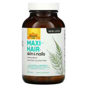 Country Life Maxi-Hair Skin & Nails 90 viên 015794050292