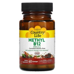 Country Life Methyl B12 Cherry 1.000 mcg 60 viên 015794063001