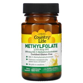 Country Life Methylfolate Orange 800 mcg 60 viên 015794063100