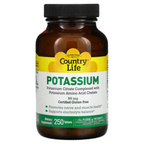 Country Life Potassium 99 mg 250 viên 015794027942