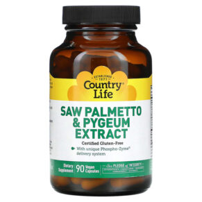 Country Life Saw Palmetto & Pygeum Extract 90 viên 015794019008