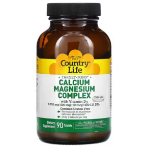 Country Life Target-Mins Calcium Magnesium Complex + Vitamin D3 90 viên 015794029717