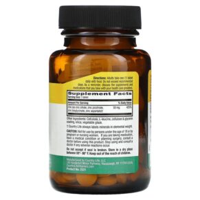 Country Life Target-Mins Zinc 50 mg 180 Tablets 015794025214