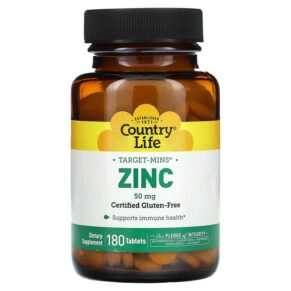 Country Life Target-Mins Zinc 50 mg 180 viên 015794025214