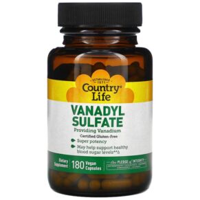 Country Life Vanadyl Sulfate 180 viên 015794016991
