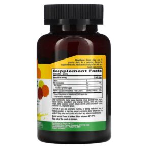 Country Life Vegan D3 Gummies Lemon Strawberry & Orange Flavors 25 mcg (1.000 IU) 60 Gummies 015794058229