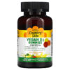 Country Life Vegan D3 Lemon Strawberry & Orange Flavors 25 mcg (1.000 IU) 60 viên 015794058229
