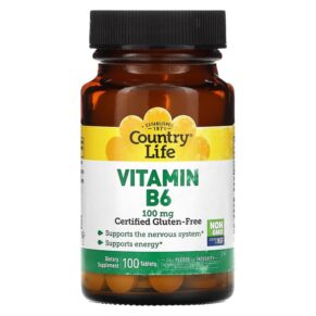 Country Life Vitamin B6 100 mg 100 viên 015794061113