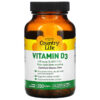 Country Life Vitamin D3 125 mcg (5.000 IU) 200 viên 015794058083