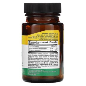 Country Life Zinc Picolinate 25 mg 100 Tablets 015794029670