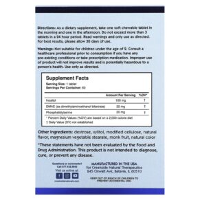 Creekside Natural Therapeutics Children's Focused Mind Jr Orange Cream 60 EZ-Melt Tablets 856075004067