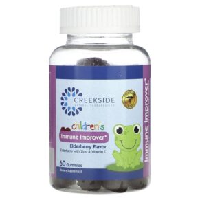 Creekside Natural Therapeutics Children's Immune Improver Elderberry 60 viên 856075004388