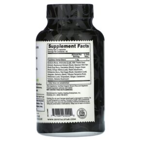 Crystal Star Liver Renew Detox and Restore 90 Vegetarian Capsules 747889030000