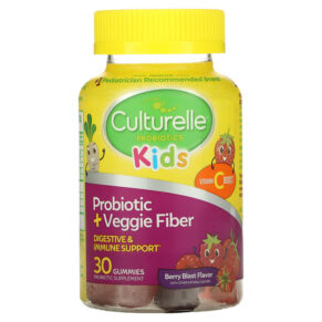 Culturelle Kids Probiotic + Veggie Fiber Berry Blast 30 viên 049100400914