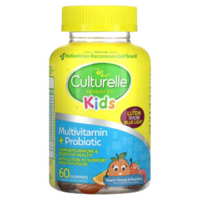 Culturelle Kids Probiotics Multivitamin + Probiotic Peach-Orange & Mixed Berry 60 viên 049100401485