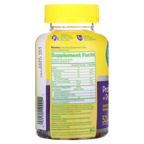 Culturelle Probiotic + Prebiotic Gummies Mixed Berry 52 Gummies 049100400921